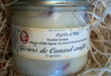 foie gras Arnal, Gésiers confits