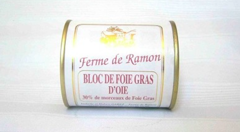 ferme de Ramon, bloc de foie gras d’oie