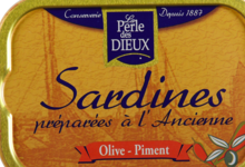 La perle des dieux, Sardines huile d'olive vierge extra et piment
