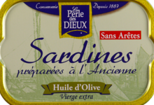 Sardines sans arêtes à l'huile d'olive vierge extra