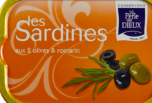 Sardines aux 2 olives et romarin