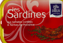 Sardines à la tomate confite et aux herbes de Provence