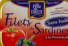 Filets de sardines sans huile, à la provençale