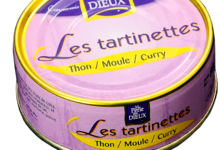 Tartinettes thon moule et curry