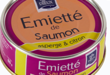 Emietté de saumon asperge et citron