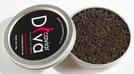 Caviar d’Aquitaine, produit en Gironde. Caviar Diva.