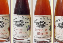 Distillerie de la Dent d'Oche , crème de pêche de vigne