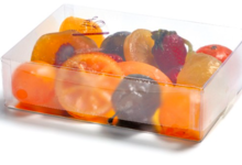 Lilamand confiseur, boîte cristal de fruits confits glacés