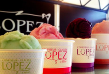 confiserie Lopez, glaces en boule