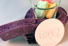 confiserie Lopez, guimauve violette