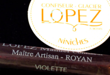 confiserie Lopez, niniche violette