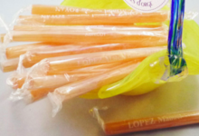 confiserie Lopez, sucre d'orge abricot