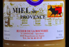 Rucher de la Bouverie, Miel de Provence