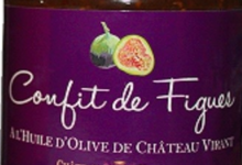 château Virant, Confit de figues à l'huile d'olive