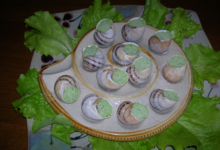 L'Escargot de la Grange de Dîme, escargots au beurre d'ail