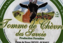 Ferme du Noyer, tomme de chèvre de Savoie