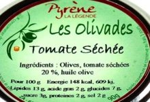 la légende de Pyrène, Olivades verte tomate séchée