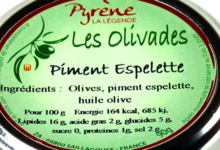 la légende de Pyrène, Olivades piment d'Espelette