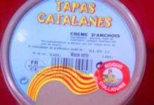 Anchois roque, Tapas Crème d'anchois