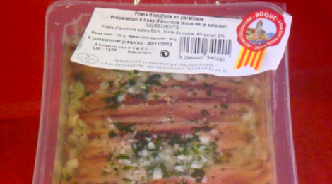 Anchois Roque, Filets d'anchois en Persillade 