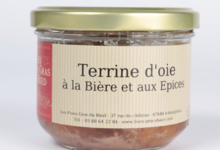 terrine d'oie à la bière et aux épices