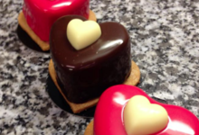 Coeur framboise passion et chocolat gingembre