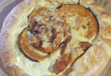 Tarte viennoise au potimaron vert