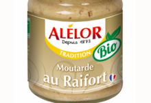 Alélor, Moutarde forte au Raifort Bio