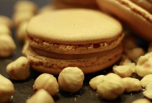 Pâtisserie Richard, macaron noisette