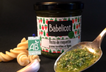 Babelicot, Pesto de roquette, graines torréfiées et figues
