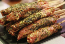Boucherie d'Armoy, brochettes dent d'oche 