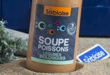 La Sablaise, Soupe de poissons aux légumes biologiques