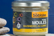 La Sablaise, Mousse de moules marinière au curry