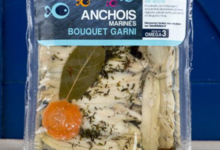 La Sablaise, Anchois marinés au bouquet garni