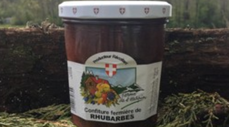 Ferme De L'harpin, Confiture de rhubarbe rouge