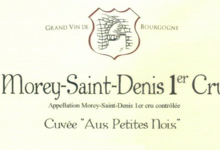 Domaine Magnien, Morey-Saint-Denis Premier Cru Cuvée 'Aux petites Noix