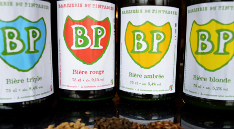 Brasserie du Pintadier, bière blonde 5,2%