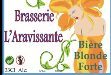 Brasserie l'Aravissante, bière blonde forte