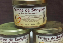 Maison Guillemot, Terrine de Sanglier Champignons Noir et Fine de Champagne