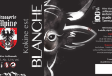 Brasserie alpine,  Kokine est blanche....