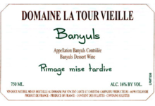 Domaine la Tour Vieille, Banyuls Rimage mise tardive