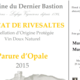 Domaine Du Dernier Bastion, VDN AOP Muscat de Rivesaltes parure d’opale