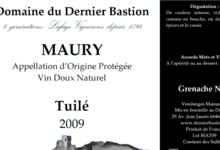 Domaine Du Dernier Bastion, VDN AOP Maury Tuilé