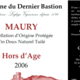 Domaine Du Dernier Bastion, VDN AOP Maury hors d’age