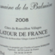 Domaine de la Balmiere, Le rouge fut