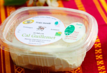 Fromagerie « Cal Guillemet », fromage frais moulé au lait cru