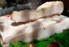 Charcuterie Catalane Bonzon, lard demi-sel