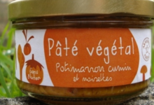 Pâté végétal IDBio, Le "Potimarron - cumin - noisettes"
