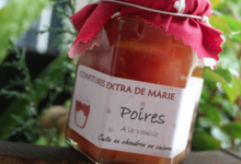 Les Confitures de Marie, poires à la vanille