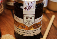 Miel Rayon d'or, Confiture bio à la myrtille et au miel